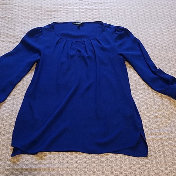 Express Tops - Express Royal Blue Blouse